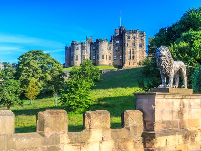 Alnwick Castle, a castle and stately home in Alnwick