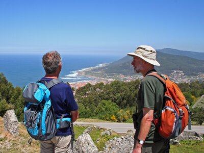 Looking up the coast into Galicia, Portugal
