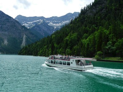 MS-Wilhelm boat tour on Plansee Lake, Austria