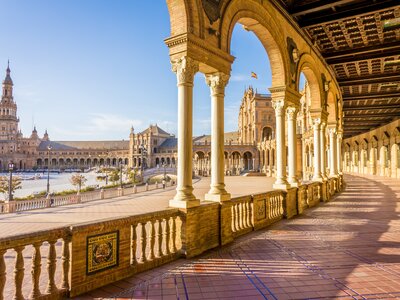 Spain Square Plaza de Espana, Seville, Spain