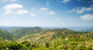 Mountainous landscape of Monchique, Portugal