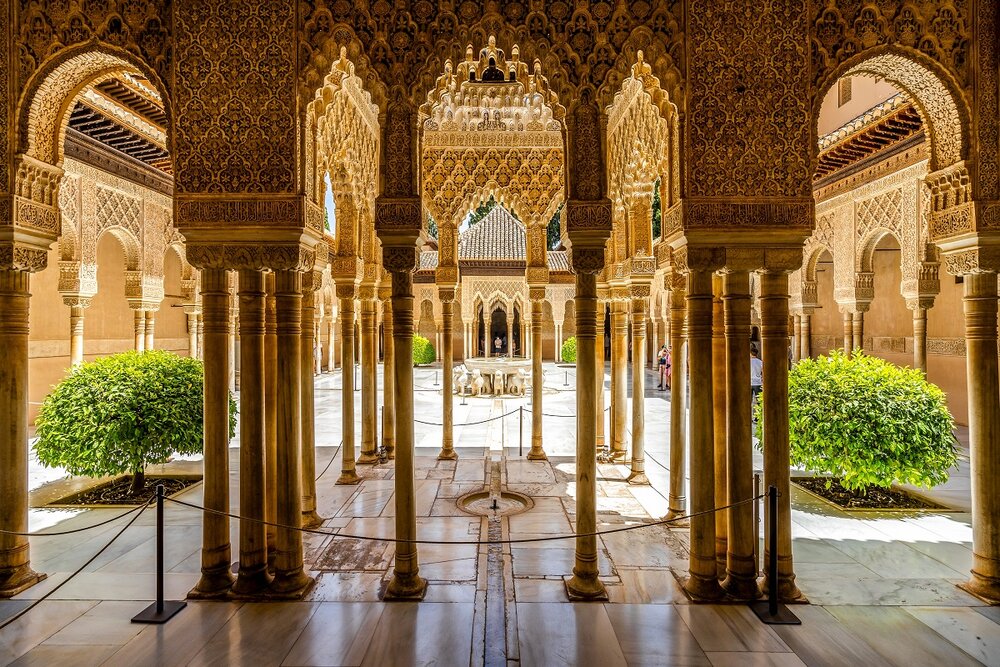 Alhambra Palace in Granada, Spain