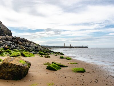 Robin Hood's Bay beach, Whitby, Yorkshire