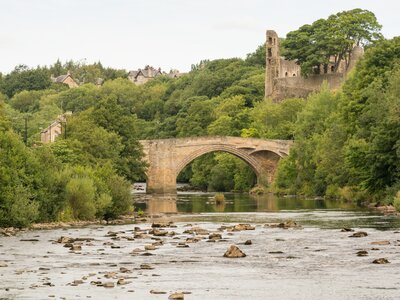 Barnard Castle bridge over the River Tees