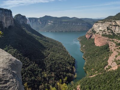 Morro de l'Abella canyon in Tavertet, Barcelona, Catalonia