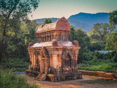 My Son ruins and traditional architecture, Vietnam