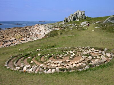 Troy Town Maze, St Agnes, Scilly Isles
