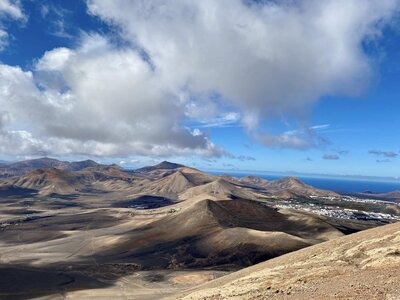 Landscape of Lanzarote, Canary Island, Spain
