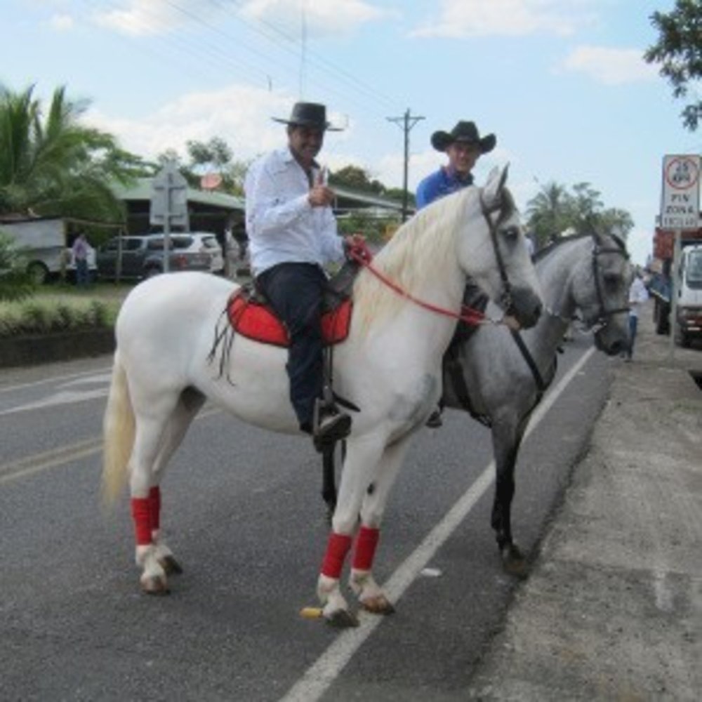  Costa Rican sabanero (cowboys) in Monterrey, Alajuela province. 